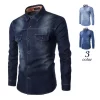 men denim shirts