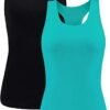 Women’s Shelf Bra Racerback Workout Yoga Tank Top