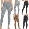 Leopard Print Women’s Yoga Leggings High Waisted Workout Soft Pants