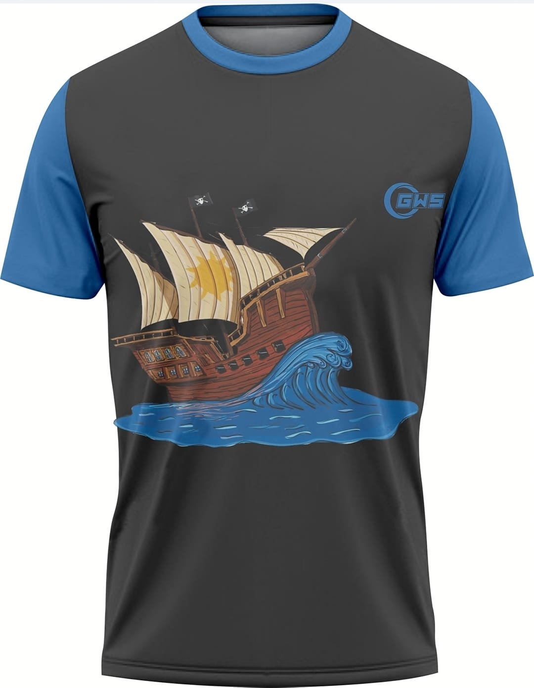 Fit Cotton blend  Boat Printed Men’s T-Shirt