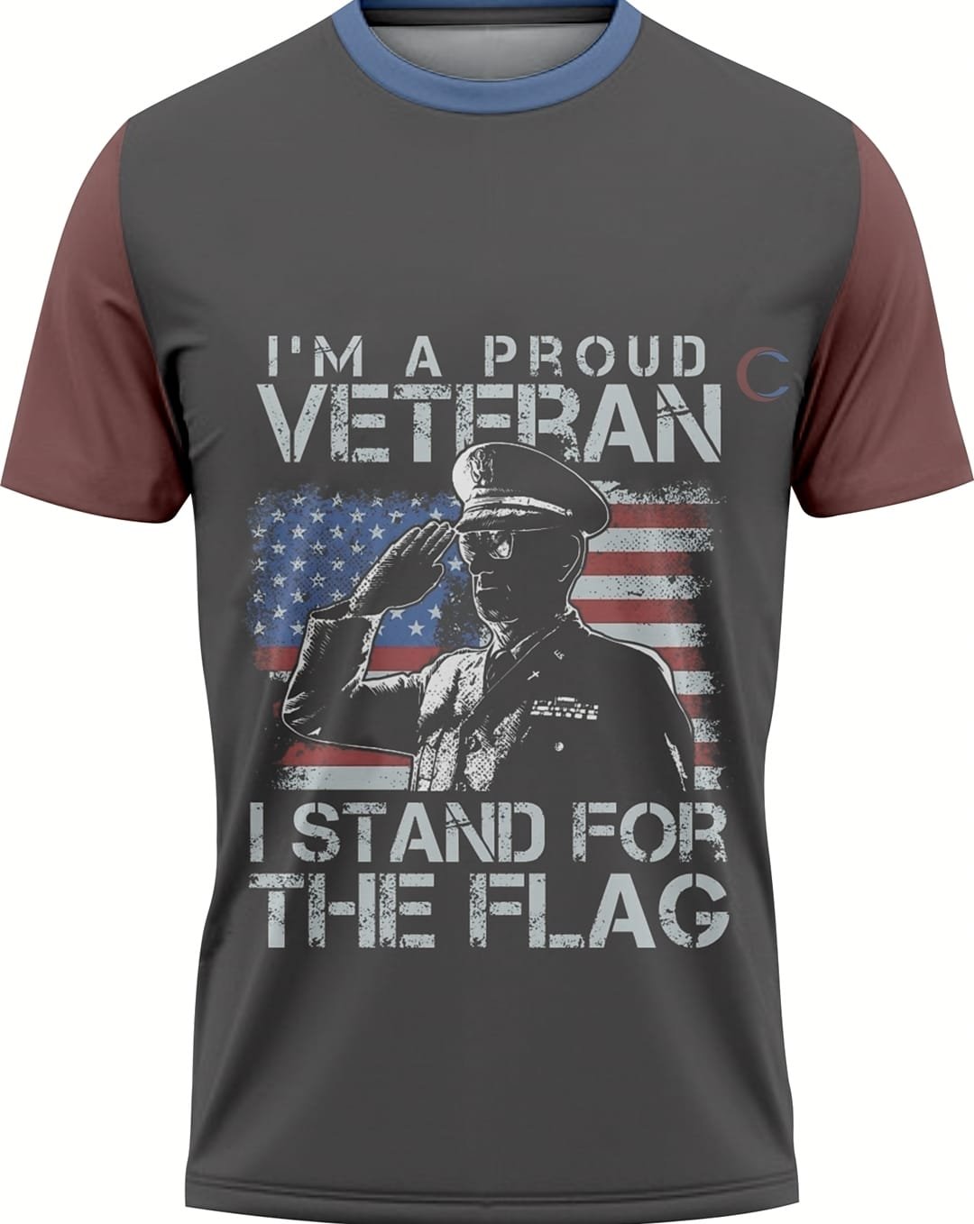 American flag New Men’s Slim T-Shirt