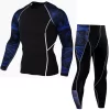 Men Long Sleeve Quick Dry Compression Shirts Rash Guard Bjj Rash guard MMA Rash Guards