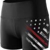 Women’s American Flag Premium Soft Compression Sports Shorts