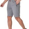 Mens Gym Shorts Summer Sports Shorts Zip Pockets