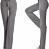 Women Yoga Pants Ladies Trousers Casual Straight Leg