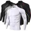 Rash Guard Men Sublimation Printed Spandex Bjj Rash Guard Gym Surfing Diving Rashguard Compression Shirts MMA rash vest