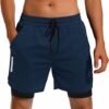 2 in 1 Workout Running Shorts for Men